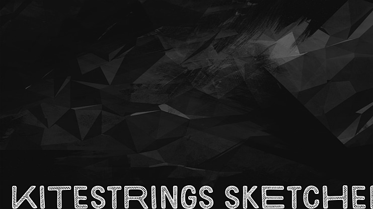 KiTestRings skEtcHed Font