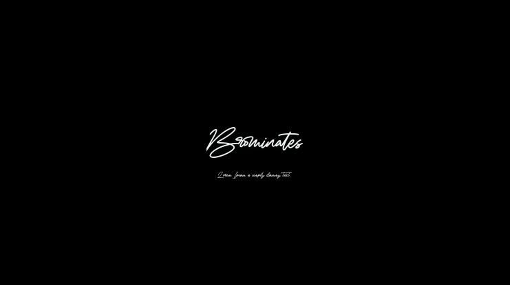 Brominates Font