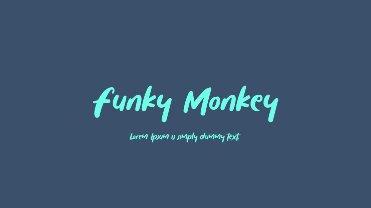 Funky Monkey Font