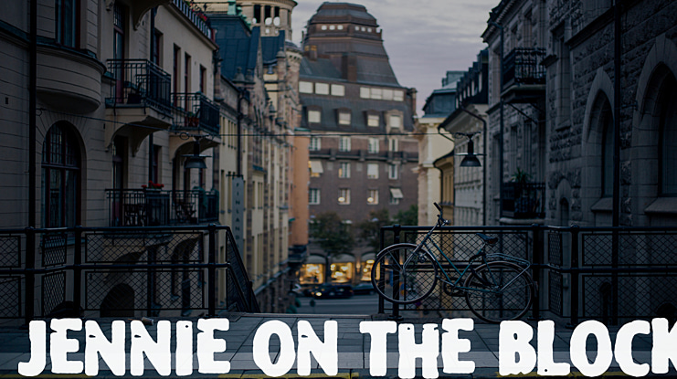 Jennie on the Block Font