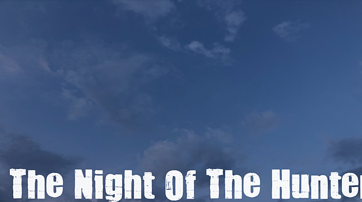 The Night Of The Hunter Font
