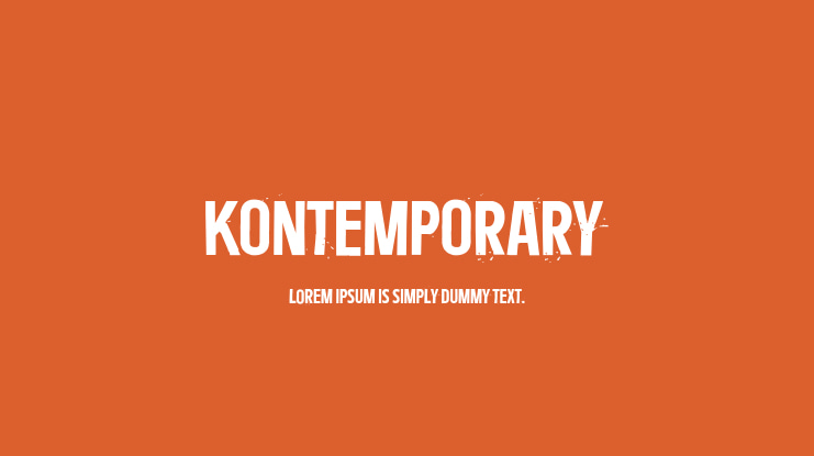 Kontemporary Font