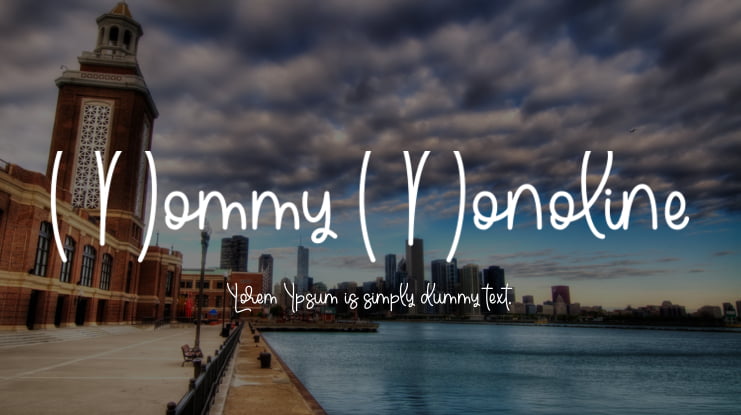Mommy Monoline Font Family