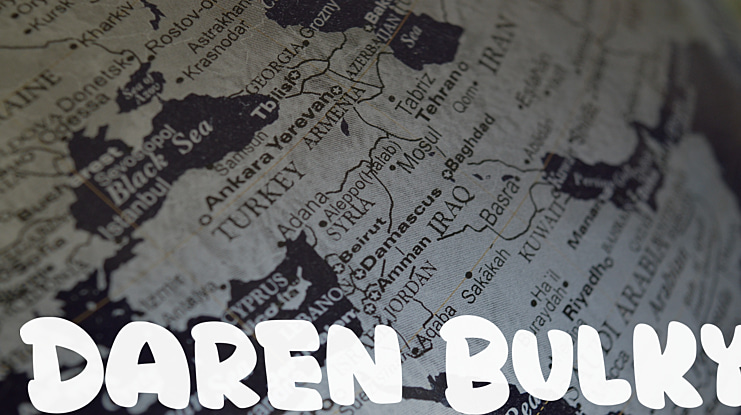Daren Bulky Font
