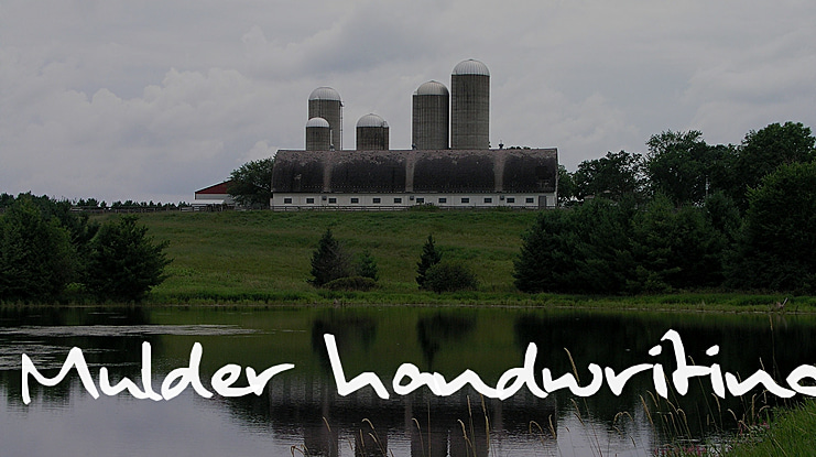 Mulder Handwriting Font