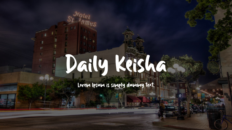 Daily Keisha Font