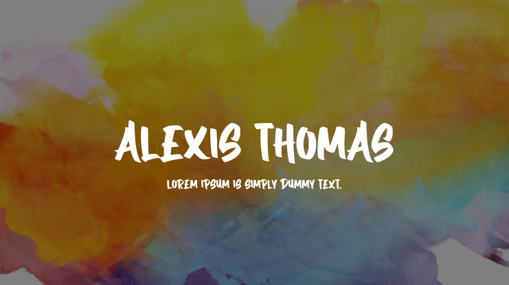 Alexis Thomas Font
