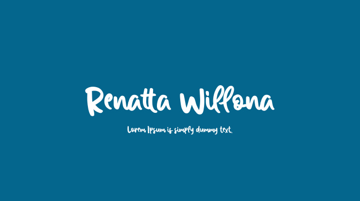Renatta Willona Font