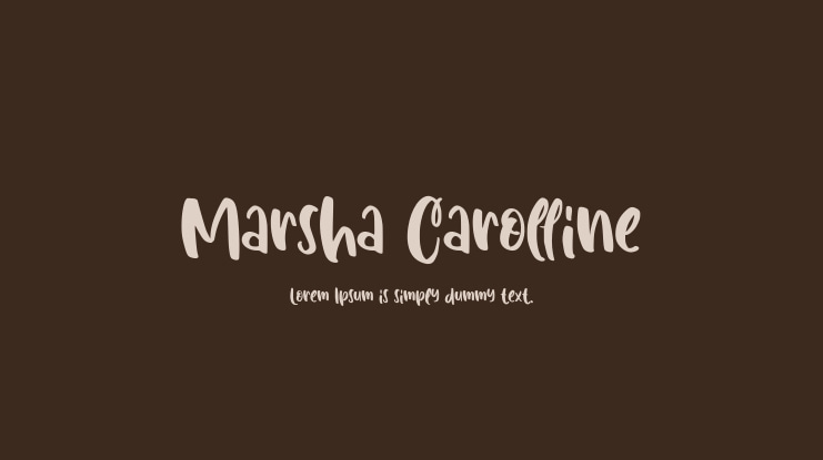 Marsha Carolline Font