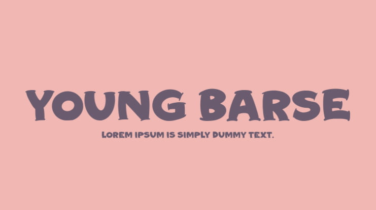 Young Barse Font