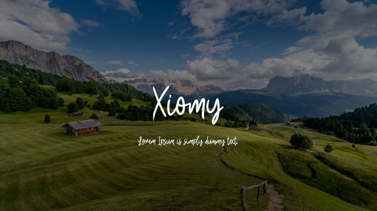 Xiomy Font