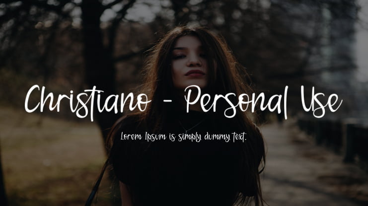 Christiano - Personal Use Font