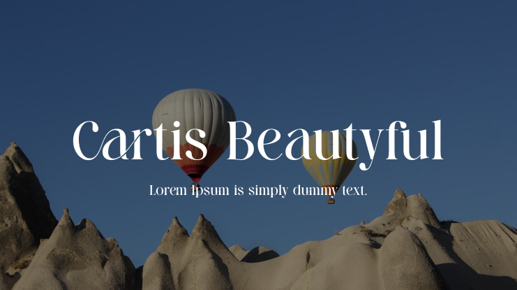 Cartis Beautyful Font Family
