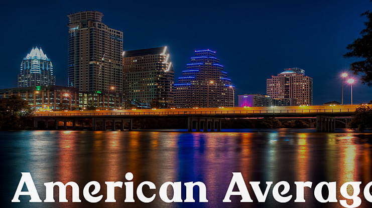 American Average Font