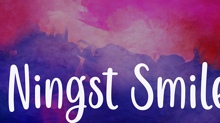 Ningst Smile Font