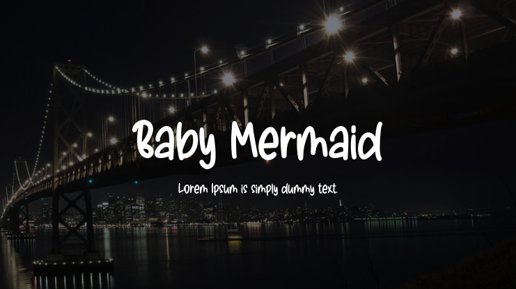 Baby Mermaid Font