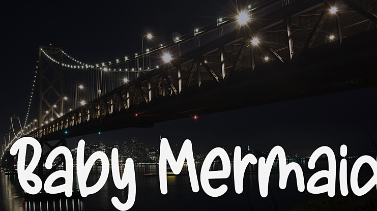 Baby Mermaid Font