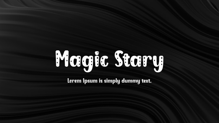 Magic Stary Font