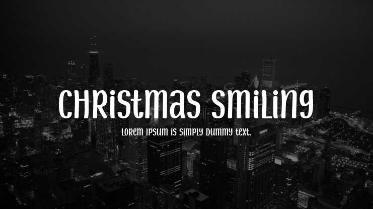 Christmas Smiling Font