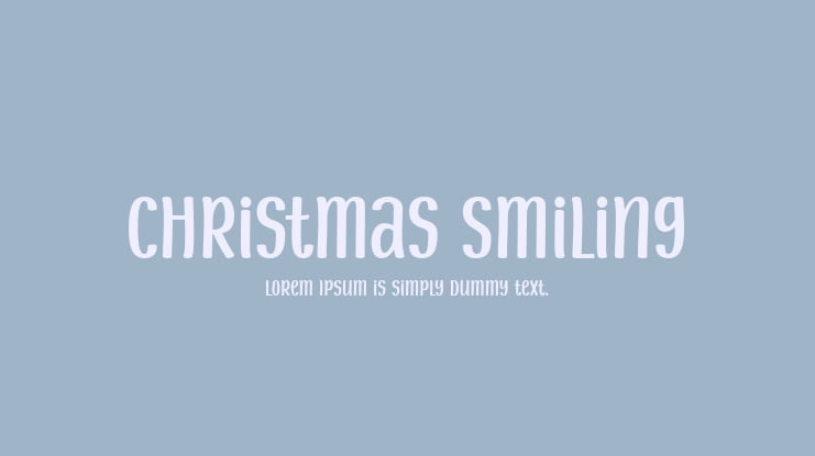 Christmas Smiling Font
