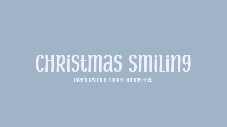 Christmas Smiling Font