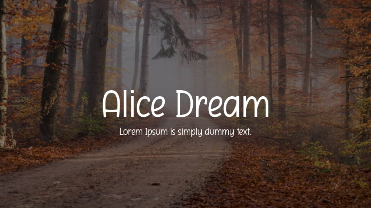 Alice Dream Font
