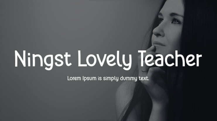 Ningst Lovely Teacher Font