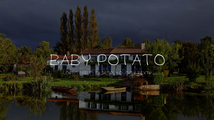 Baby Potato Font
