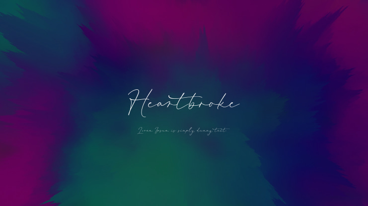 Heartbroke Font