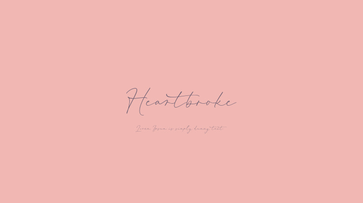 Heartbroke Font
