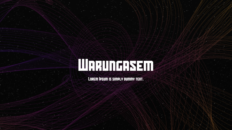Warungasem Font