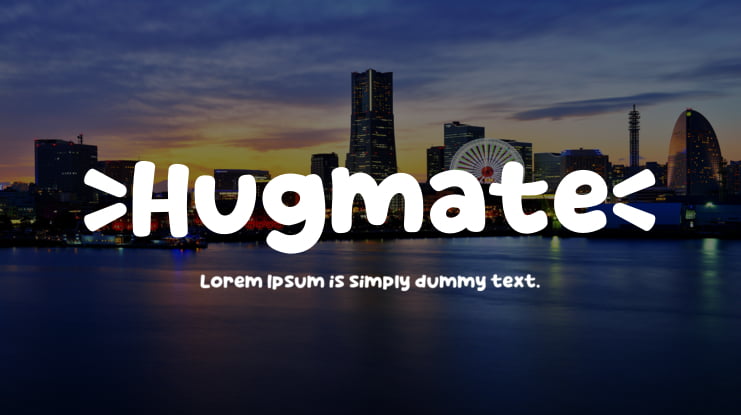 Hugmate Font