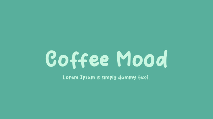 Coffee Mood Font