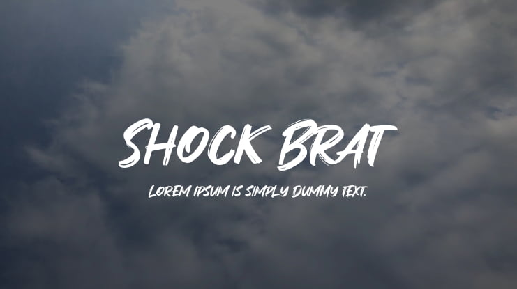 Shock Brat Font