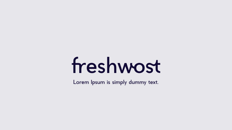 freshwost Font
