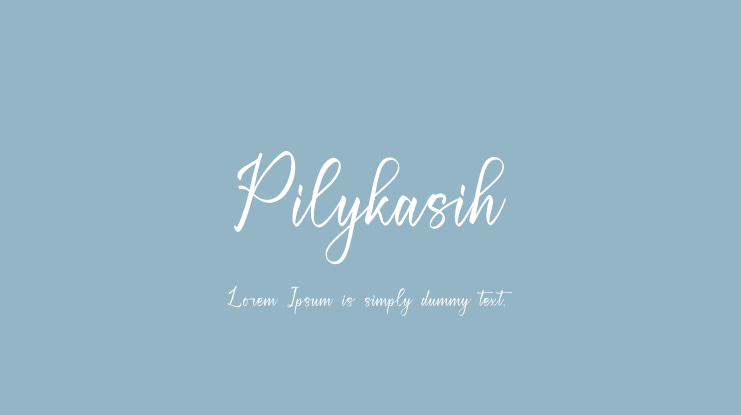 Pilykasih Font