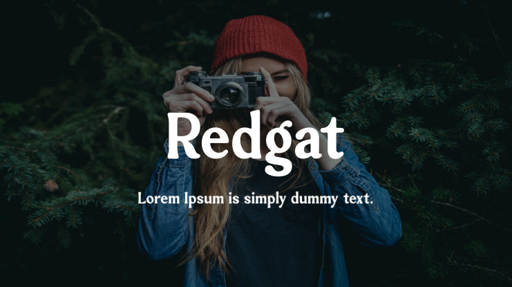 Redgat Font