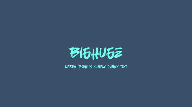 BIGHUGE Font