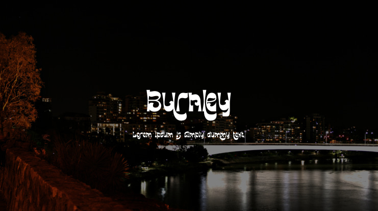 Burnley Font