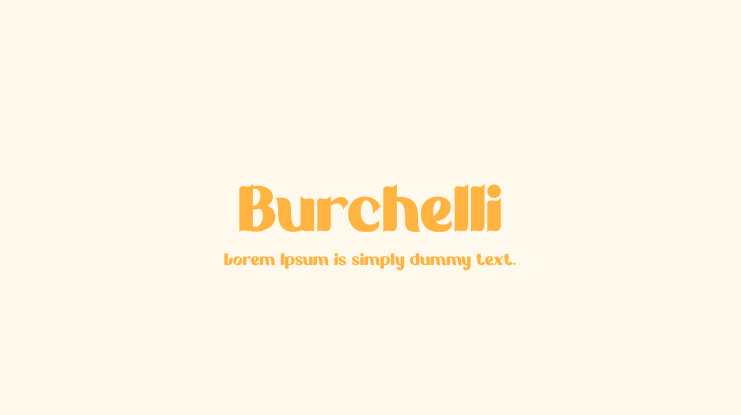 Burchelli Font