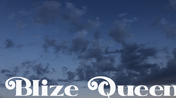 Blize Queen Font