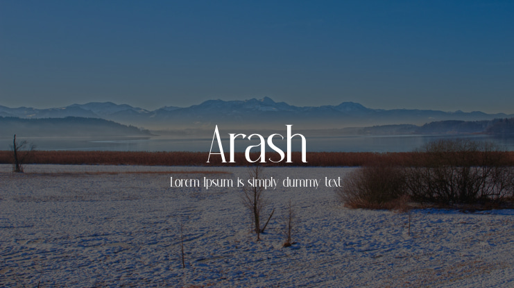 Arash Font