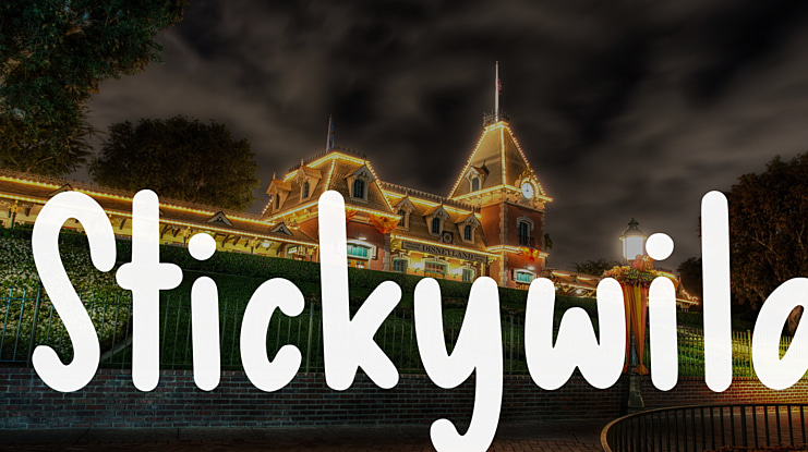Stickywild Font