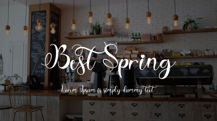 Best Spring Font