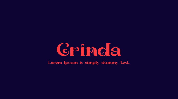Grinda Font