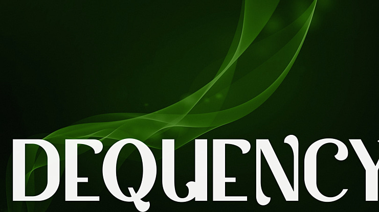 Dequency Font