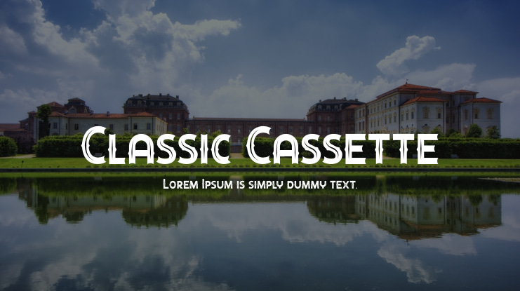 Classic Cassette Font