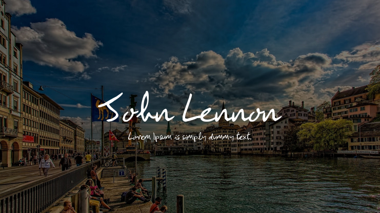 John Lennon Font