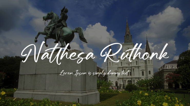 Natthesa Ruthonk Font