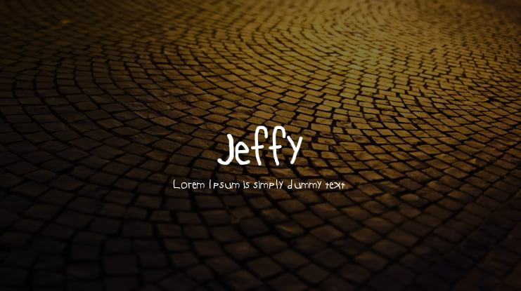 Jeffy Font